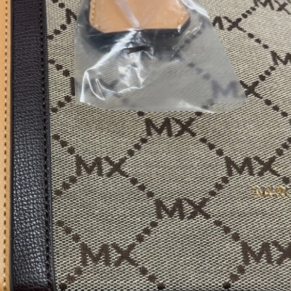 Max Studio Signature Woven Jacquard Collection Double Handled Tote - Picture 4 of 8